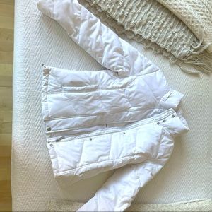 Calvin Klein White Puffer/Ski Jacket Women’s Size S